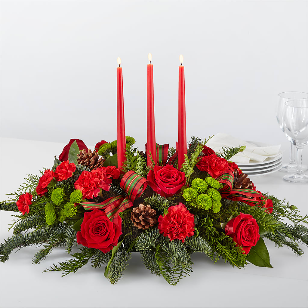 By the Candlelight Centerpiece – MCKNIGHT'S FLOWERSHOPPE INC., Peterborough ON