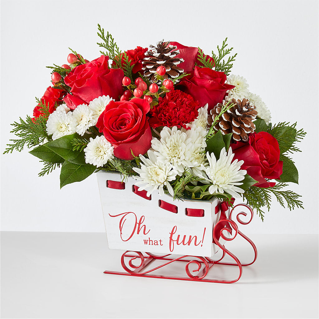 Sleigh Bells Bouquet – MCKNIGHT'S FLOWERSHOPPE INC., Peterborough ON