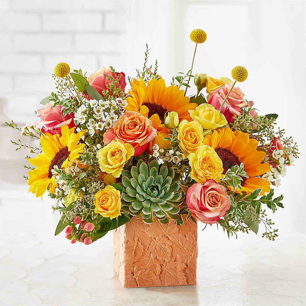 Sunflower Season Bouquet – MCKNIGHT'S FLOWERSHOPPE INC., Peterborough ON
