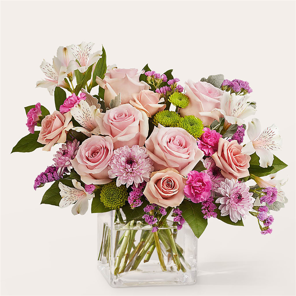 Pink Suede Bouquet – MCKNIGHT'S FLOWERSHOPPE INC., Peterborough ON