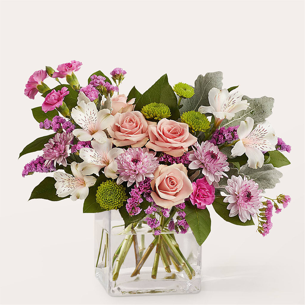 Pink Suede Bouquet – MCKNIGHT'S FLOWERSHOPPE INC., Peterborough ON