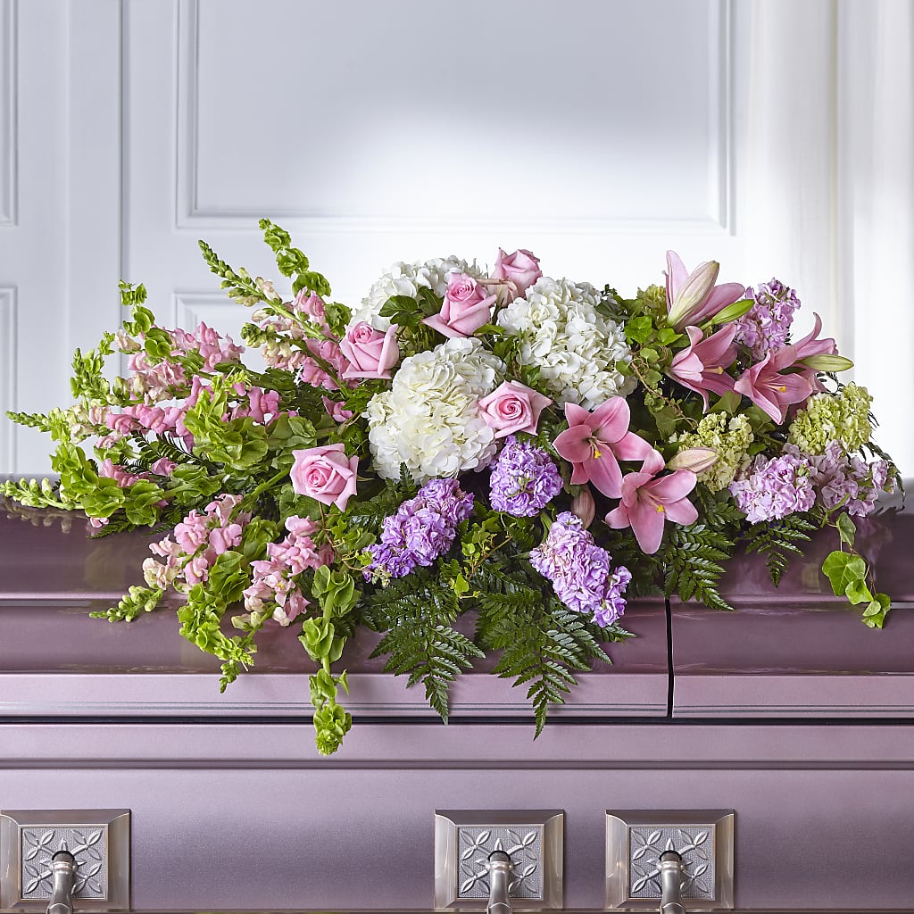 Life's Gratitude Casket Spray – MCKNIGHT'S FLOWERSHOPPE INC., Peterborough ON