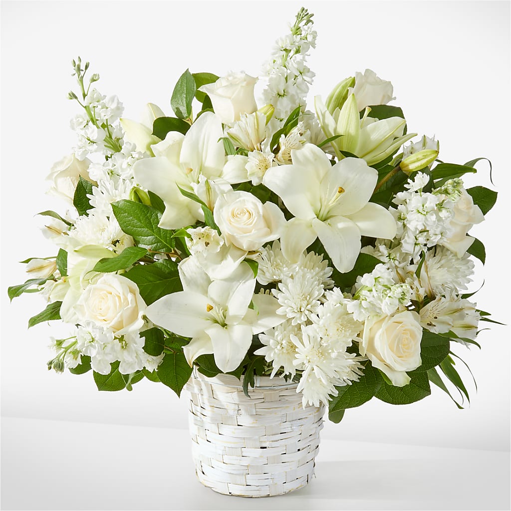 Peaceful Reflections Arrangement – MCKNIGHT'S FLOWERSHOPPE INC., Peterborough ON