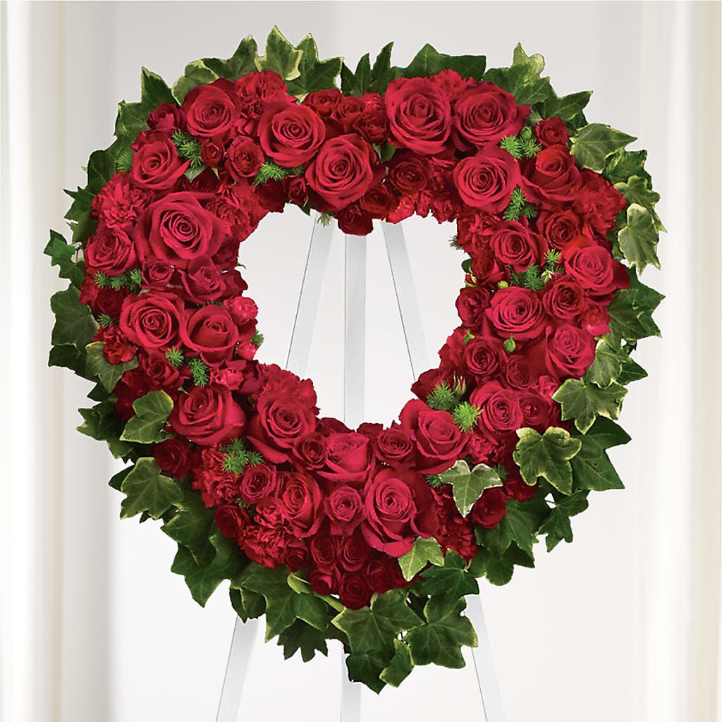 Wholehearted Standing Spray – MCKNIGHT'S FLOWERSHOPPE INC., Peterborough ON