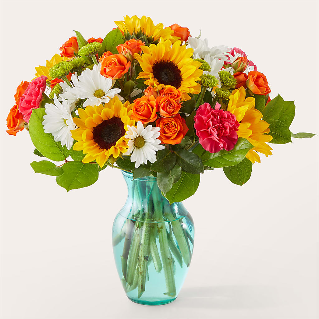 Sun-drenched Blooms Bouquet – MCKNIGHT'S FLOWERSHOPPE INC., Peterborough ON