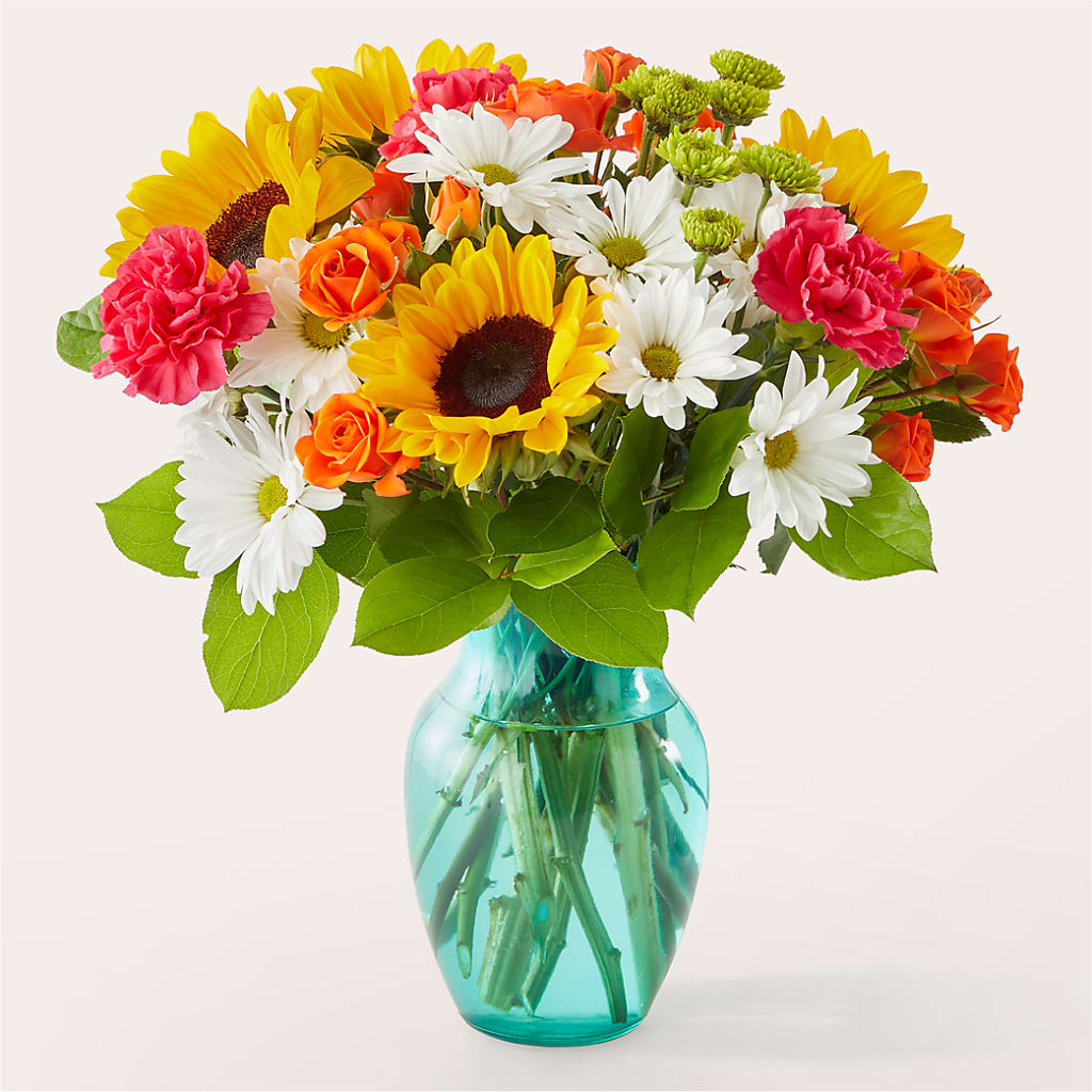 Sun-drenched Blooms Bouquet – MCKNIGHT'S FLOWERSHOPPE INC., Peterborough ON