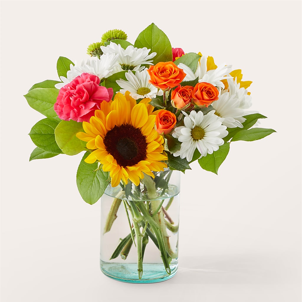 Sun-drenched Blooms Bouquet – MCKNIGHT'S FLOWERSHOPPE INC., Peterborough ON