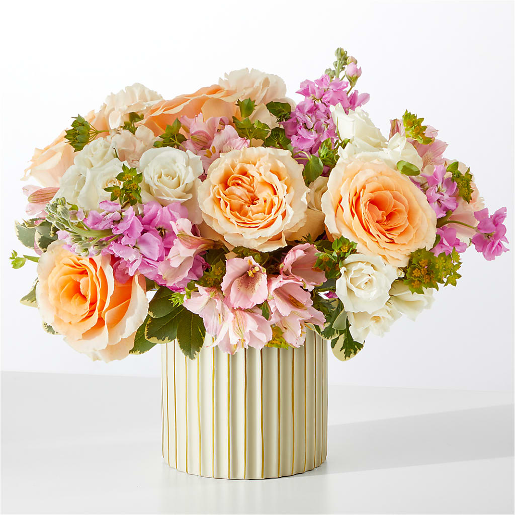 Paradise Bouquet with Ivory Vase – MCKNIGHT'S FLOWERSHOPPE INC., Peterborough ON