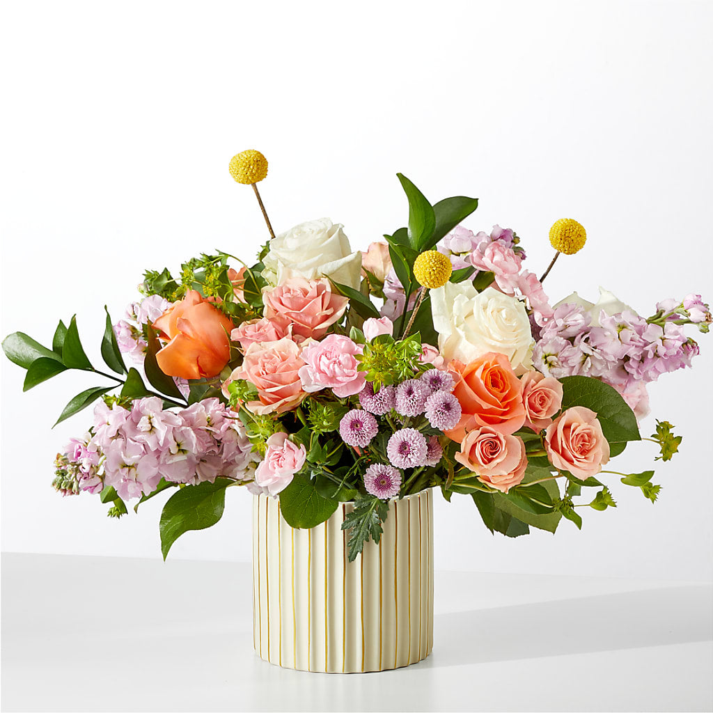 French Market Bouquet with Ivory Vase – MCKNIGHT'S FLOWERSHOPPE INC., Peterborough ON