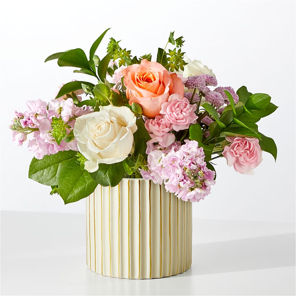 French Market Bouquet with Ivory Vase – MCKNIGHT'S FLOWERSHOPPE INC., Peterborough ON