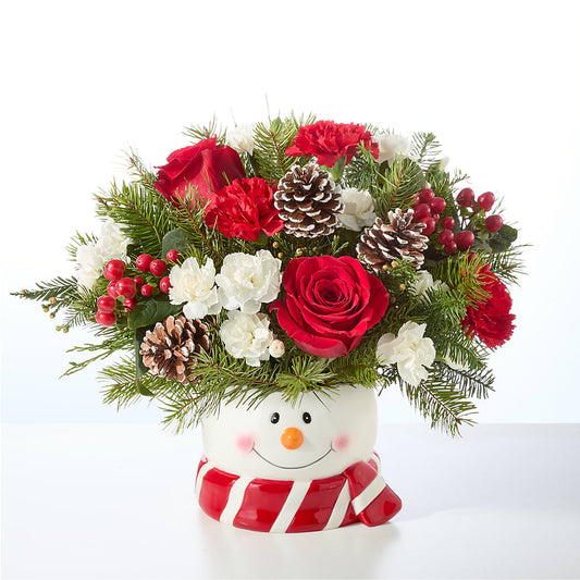 Jolly Snowman Bouquet – MCKNIGHT'S FLOWERSHOPPE INC., Peterborough ON