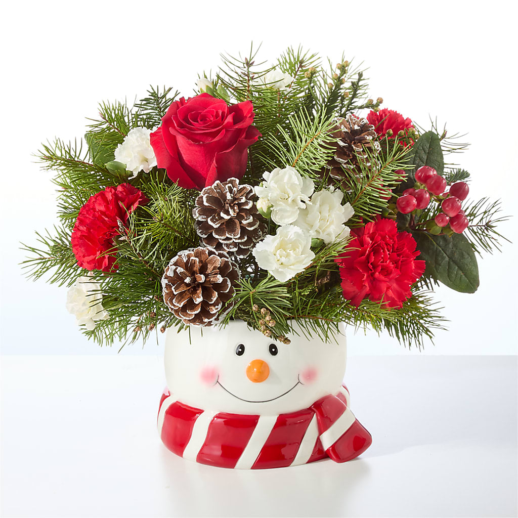 Jolly Snowman Bouquet – MCKNIGHT'S FLOWERSHOPPE INC., Peterborough ON