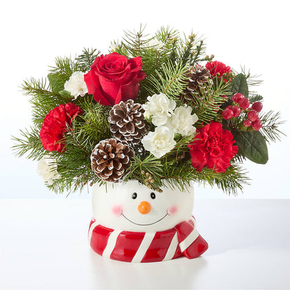 Jolly Snowman Bouquet – MCKNIGHT'S FLOWERSHOPPE INC., Peterborough ON