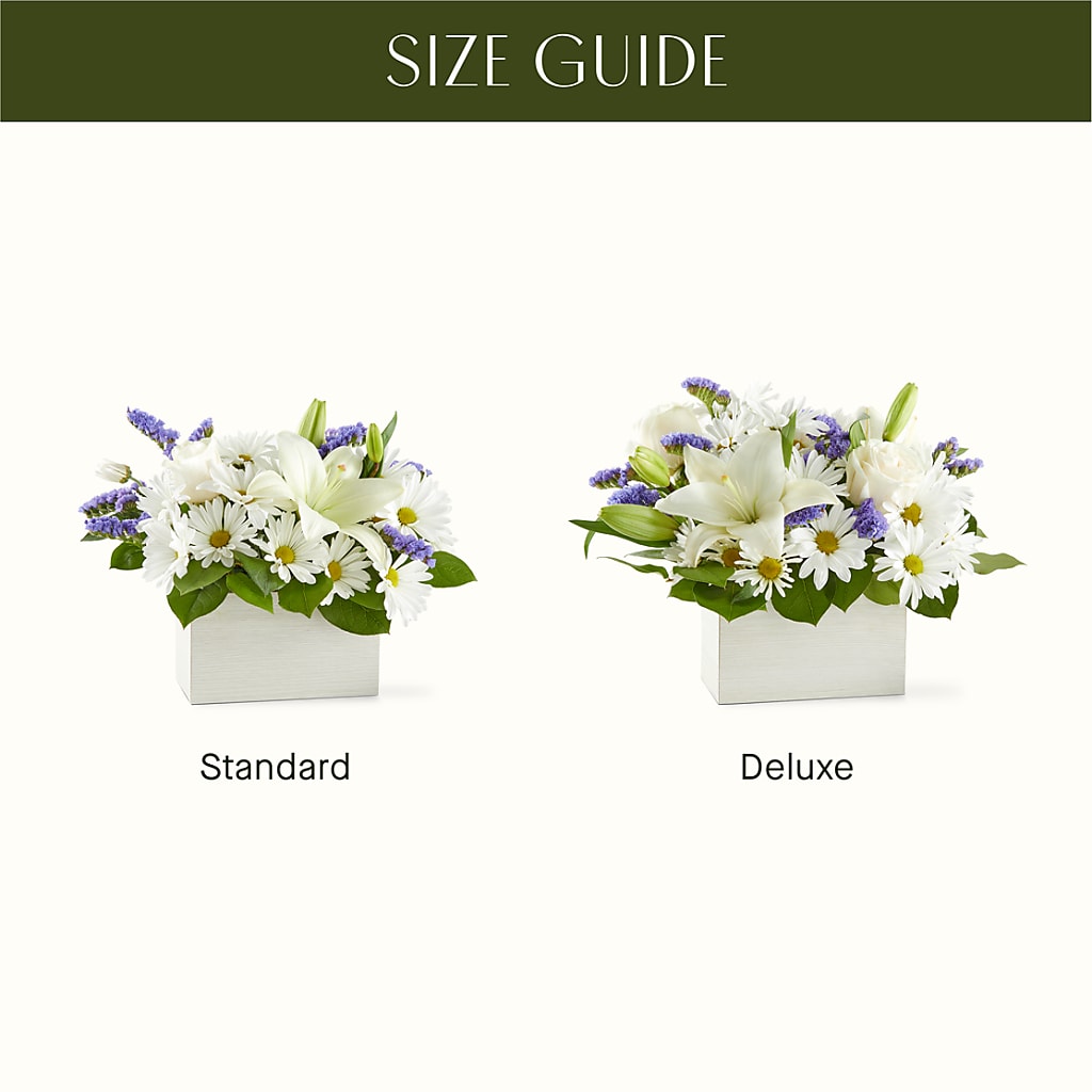 Beyond Blue Box Bouquet – MCKNIGHT'S FLOWERSHOPPE INC., Peterborough ON