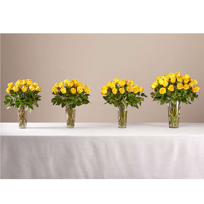 Long Stem Yellow Rose Bouquet – MCKNIGHT'S FLOWERSHOPPE INC., Peterborough ON