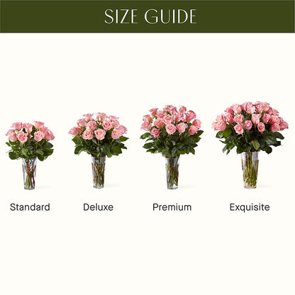 Long Stem Pink Rose Bouquet – MCKNIGHT'S FLOWERSHOPPE INC., Peterborough ON