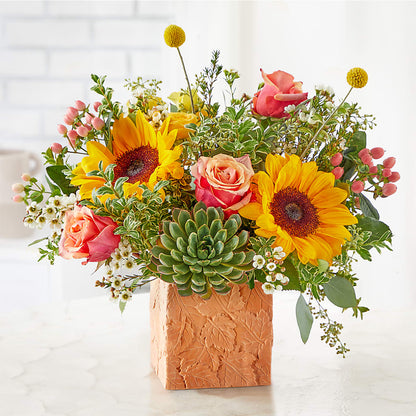 Sunflower Season Bouquet – MCKNIGHT'S FLOWERSHOPPE INC., Peterborough ON