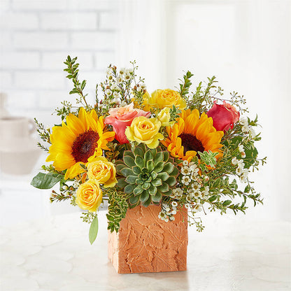 Sunflower Season Bouquet – MCKNIGHT'S FLOWERSHOPPE INC., Peterborough ON