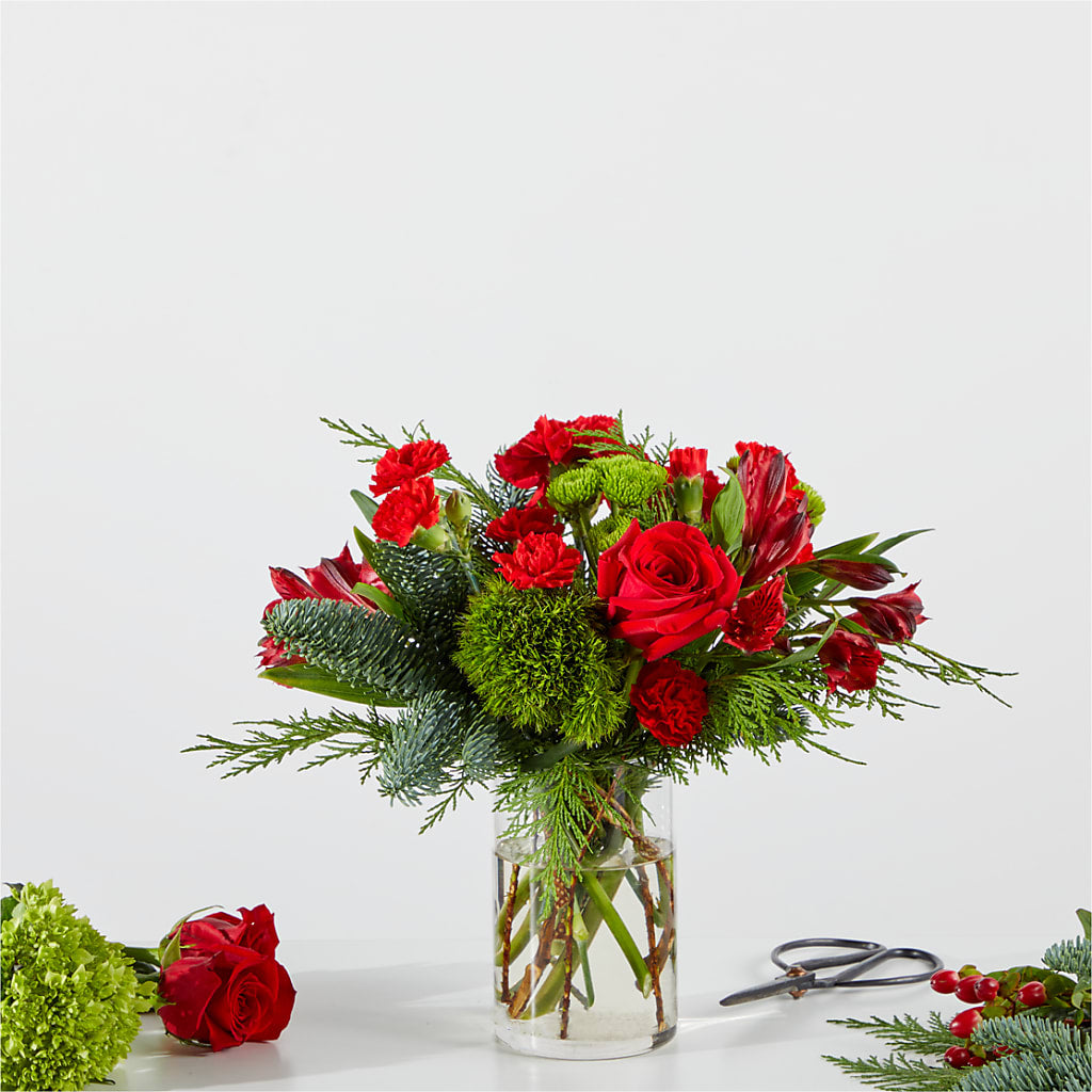Merry Moment Bouquet – A Florist Original – MCKNIGHT'S FLOWERSHOPPE INC., Peterborough ON