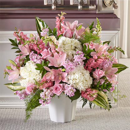 Simply Serene Floor Basket – MCKNIGHT'S FLOWERSHOPPE INC., Peterborough ON