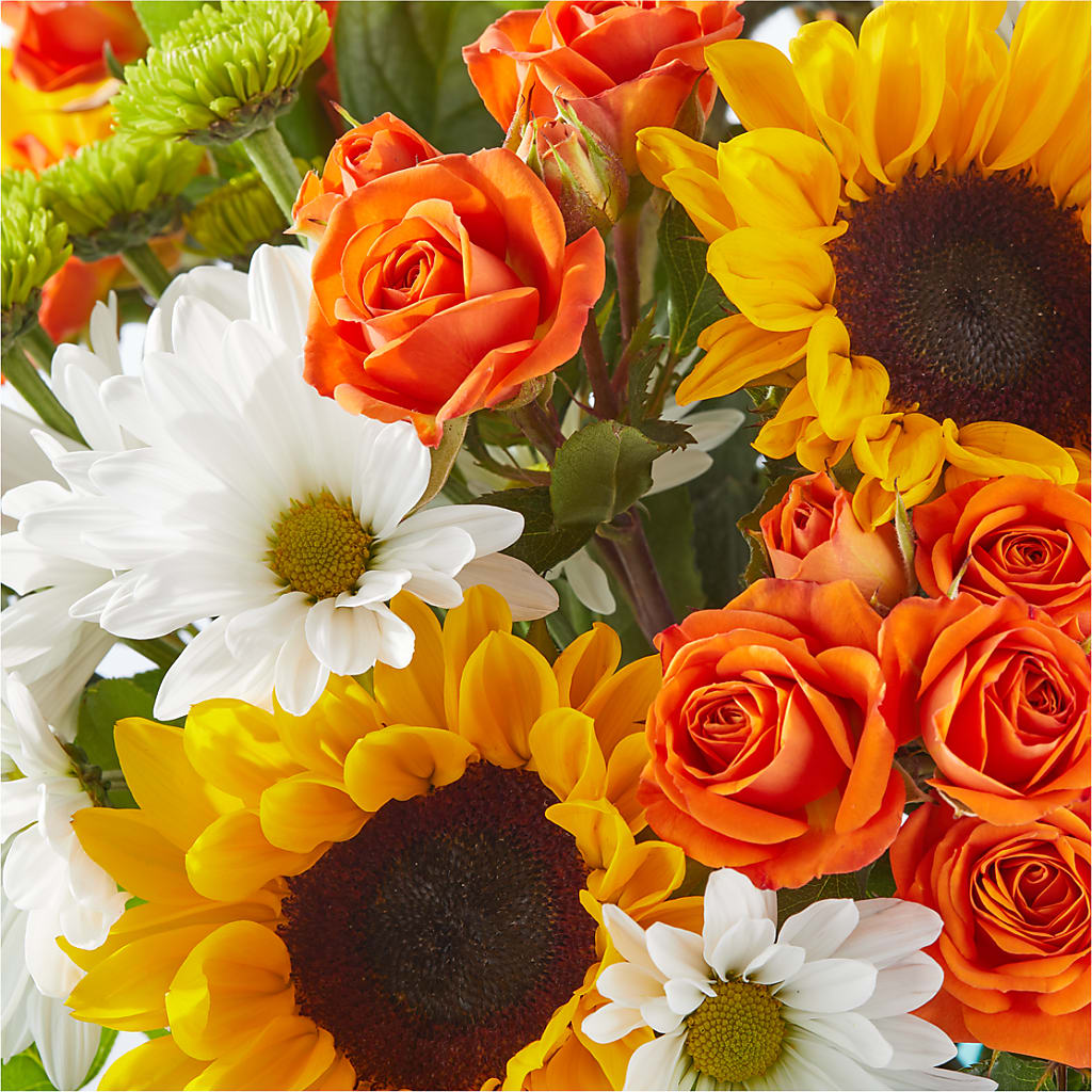 Sun-drenched Blooms Bouquet – MCKNIGHT'S FLOWERSHOPPE INC., Peterborough ON