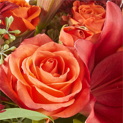 Crimson Leaves Bouquet – MCKNIGHT'S FLOWERSHOPPE INC., Peterborough ON