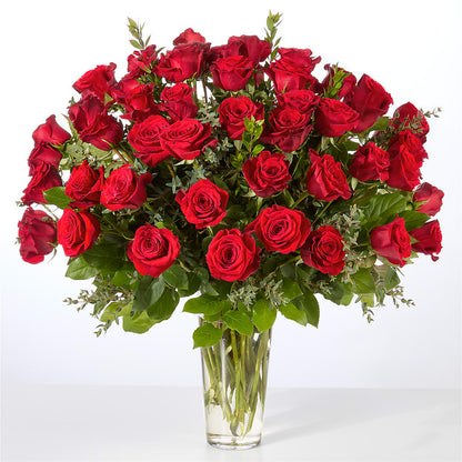 Forever Yours Fifty Stem Red Rose Bouquet – MCKNIGHT'S FLOWERSHOPPE INC., Peterborough ON